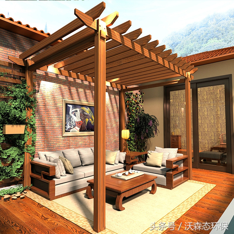 户外阳台铝合金花架,室外多层铝合金花架大全