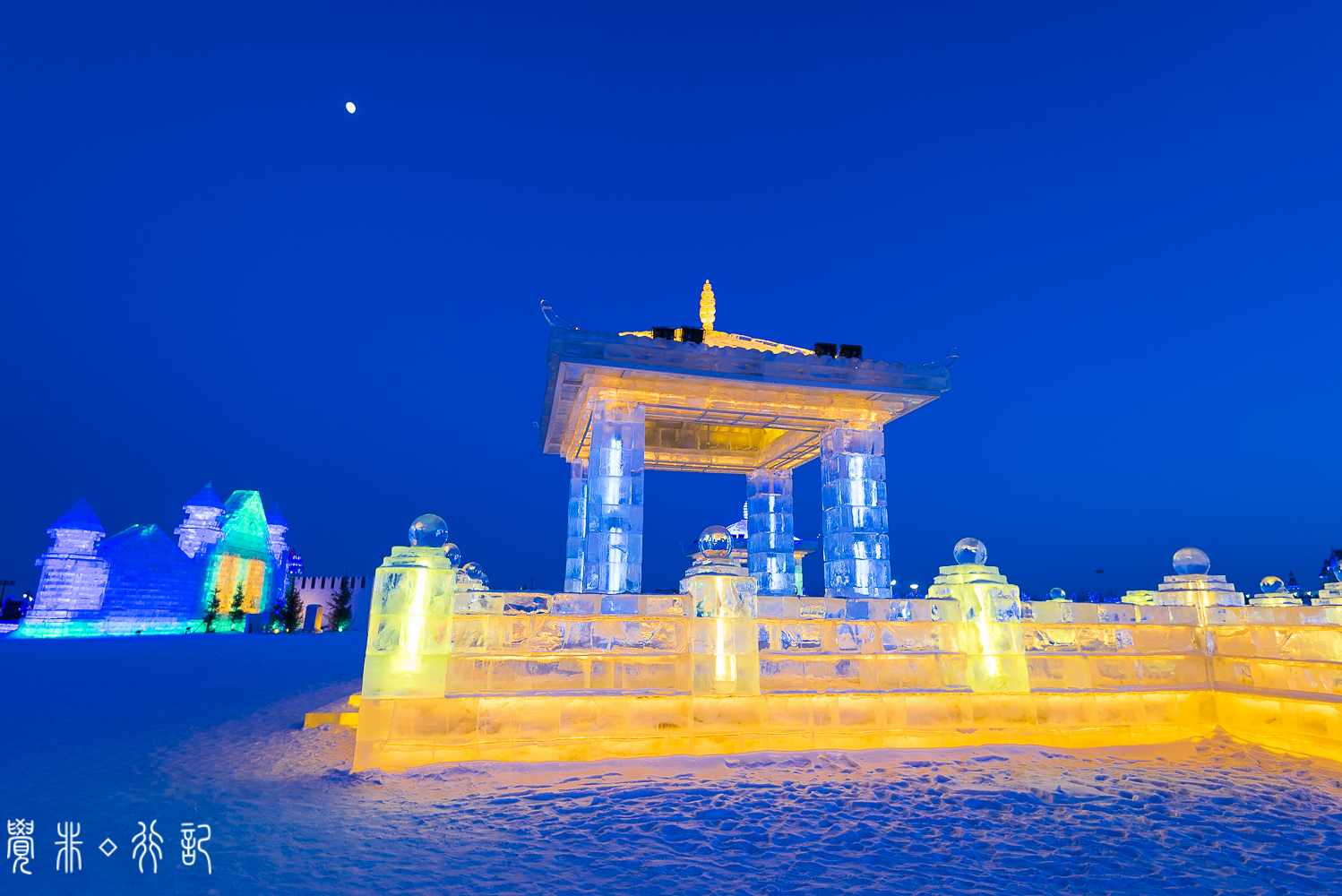 呼兰河口冰雪乐园,呼兰河口湿地公园冰雪世界