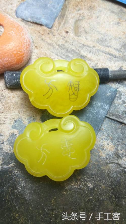 蜜蜡如意雕刻入门教程,蜜蜡雕刻简单图案