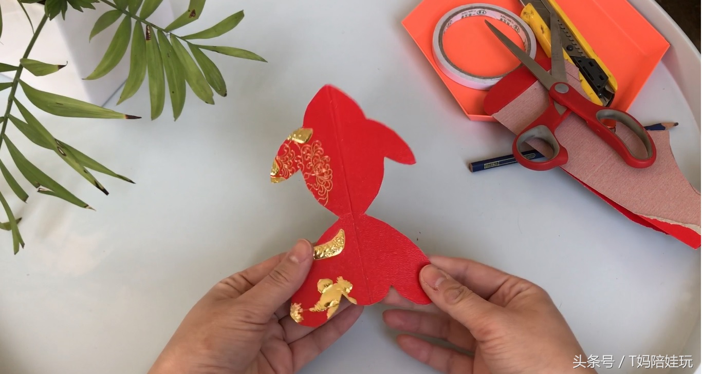 新年红包年画,收到的红包不要扔