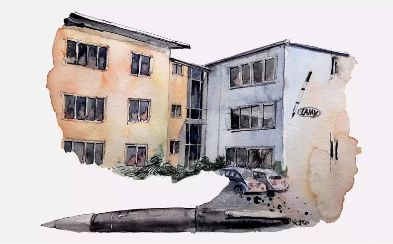 lamy黑钢笔,文青lamy钢笔