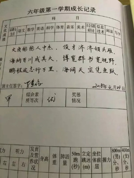 月薪30000的文案，都写不出这么好的期末评语！