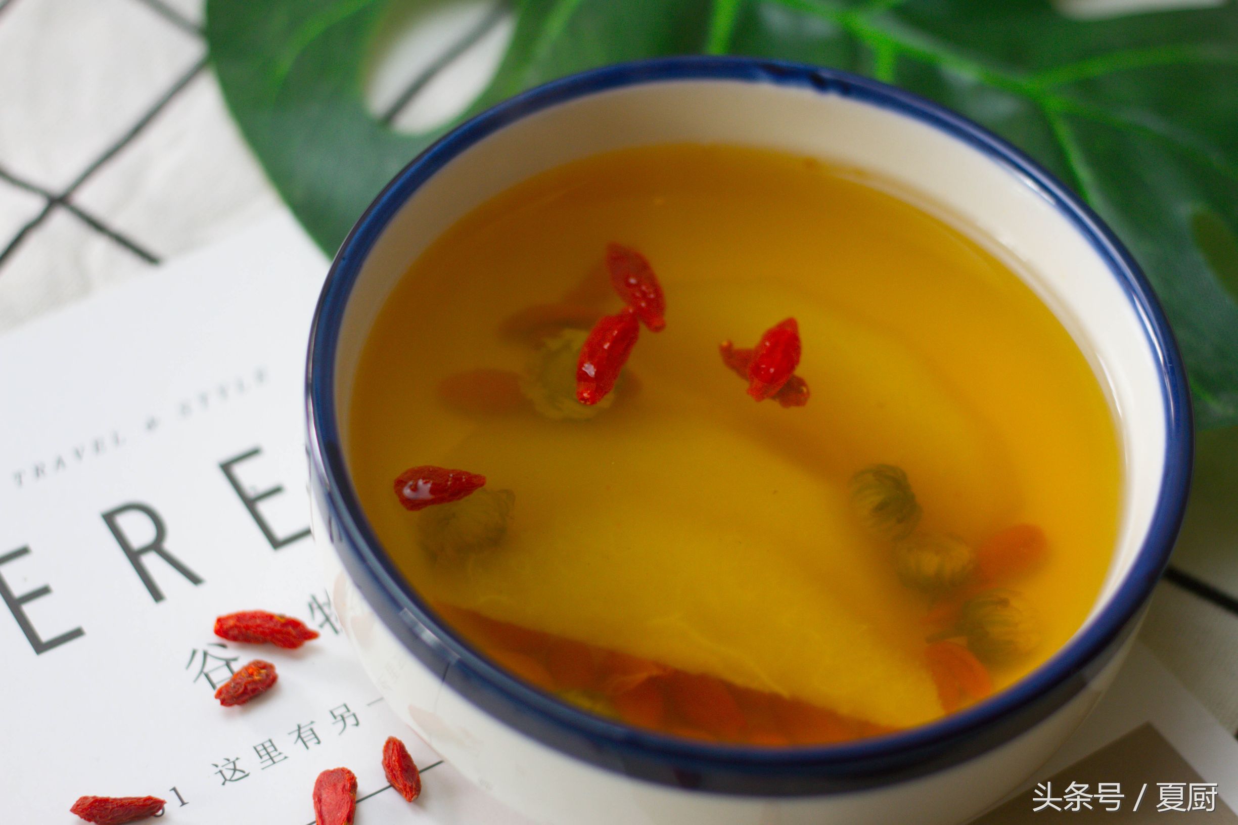 发财中国年吃太多的热气食物,菊花雪梨茶清肺热,性价比很高