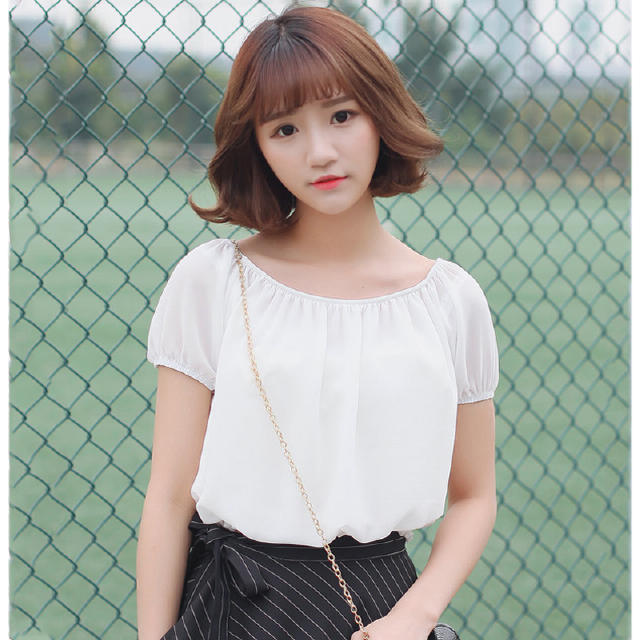 专柜正品高档女士雪纺衫清凉显瘦,冰丝雪纺衫套装35岁清凉