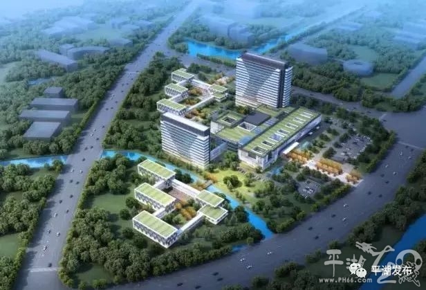 市第一中医院建设新院区,中医院新院区规划图