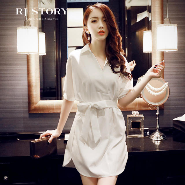 衬衫裙女高级感穿搭,衬衫裙如何穿搭