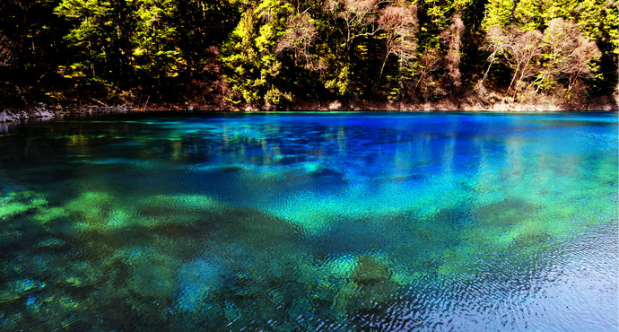 补妆后的九寨美照,补妆后的九寨沟有多美