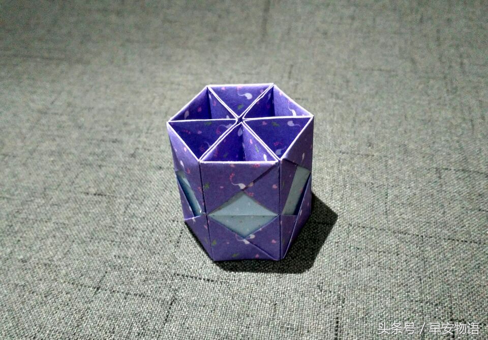 折纸折叠收纳盒教程,折纸千纸鹤收纳盒简单易学慢教程