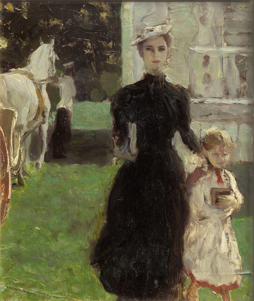 何多苓——连环画《带阁楼的房子》