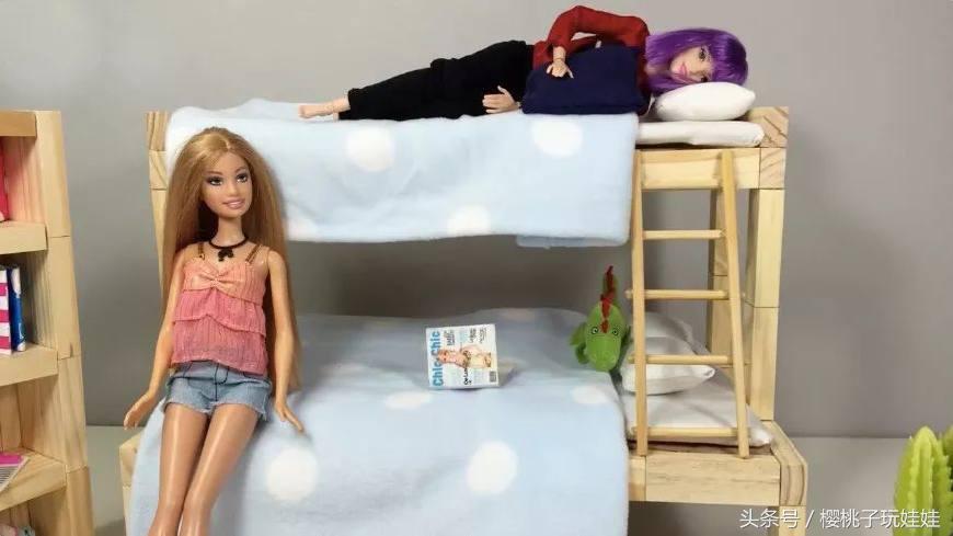自己动手diy芭比娃娃,手工diy给芭比做小屋