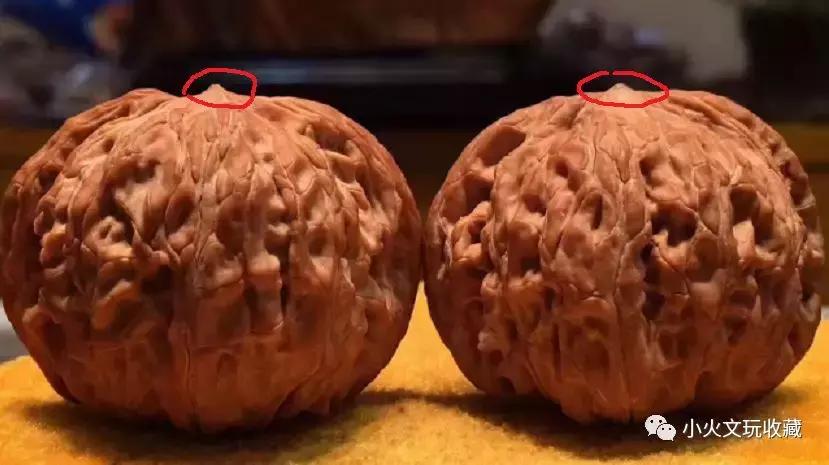 文玩核桃有点小崩尖,小火说