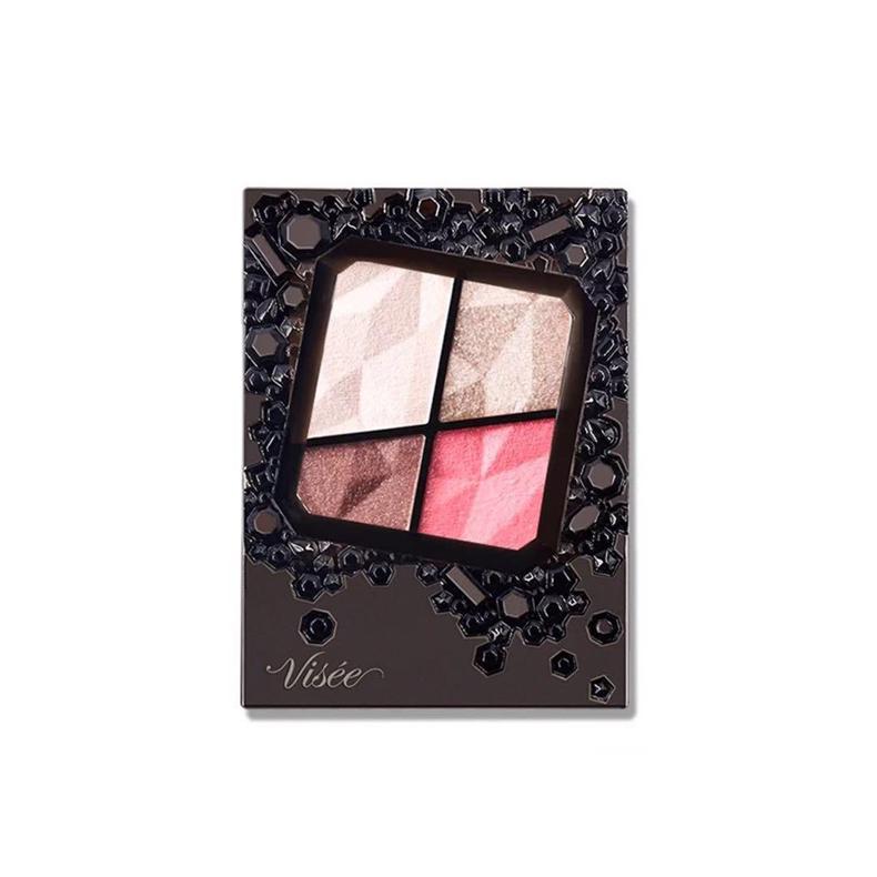 黄皮实用便携眼影盘,四色眼影盘便携一体盘