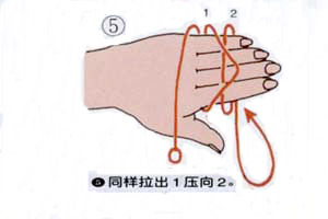 五号玉线编项链绳结,玉石项链滑动绳结教程