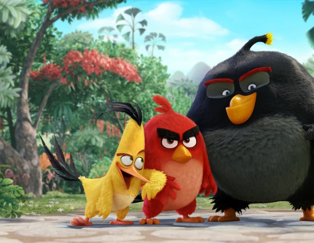 愤怒的小鸟海报手绘,愤怒的小鸟宣传海报