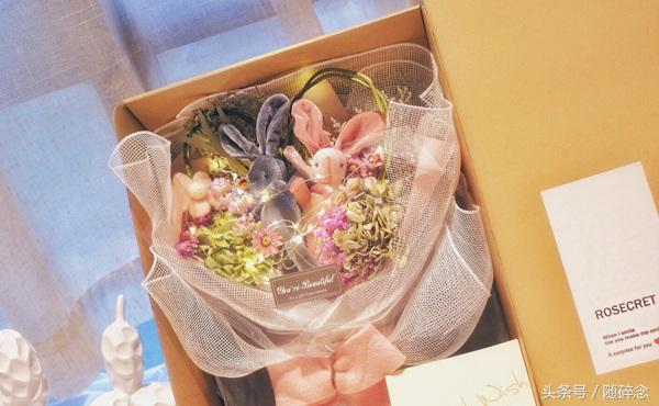 闺蜜礼物永生花,永生花diy礼物