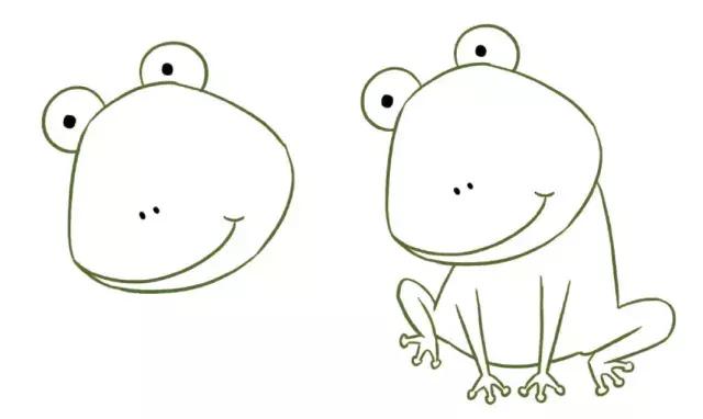 超萌小动物简笔画,小动物简笔画图片大全拟人化