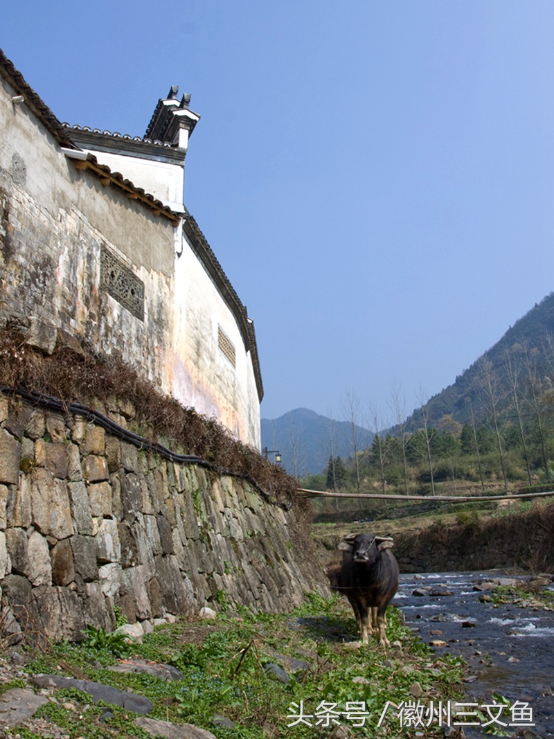 大江大河泾县黄田,泾县黄田洋船屋雪景
