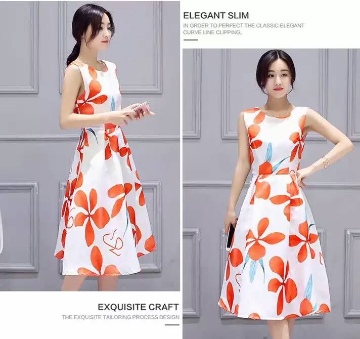 少女青春靓丽显瘦素色连衣裙,少女温婉气质连衣裙