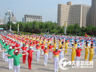 动感音符燃情牡丹江铿锵舞步扮靓好日子