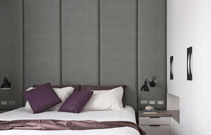 酒店床头软包装修效果图大全,简约风格床头软包效果图2015款式