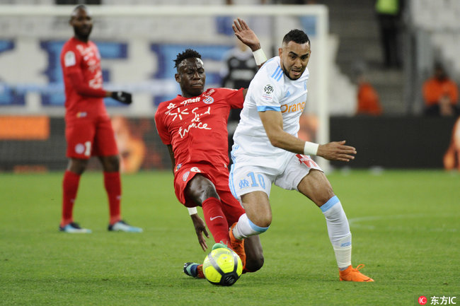 法甲第32轮马赛0:0闷平蒙彼利埃