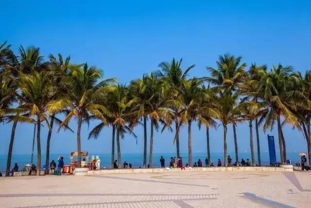 海口一座不需要滤镜的城市,海口一线海景