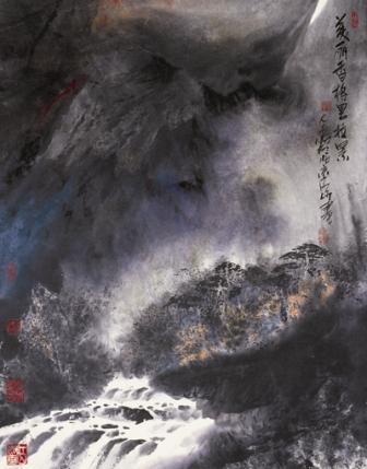 “江山多娇美丽深圳”----2016刘人岛国画作品展开幕