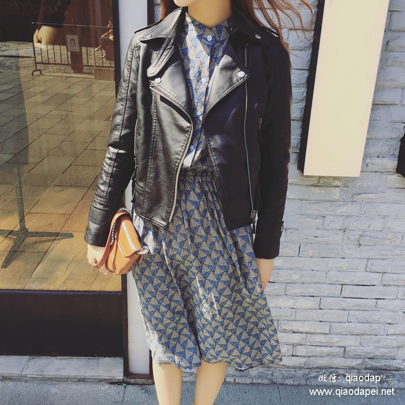 穿皮衣的女生很有气场,女生穿皮衣好看吗