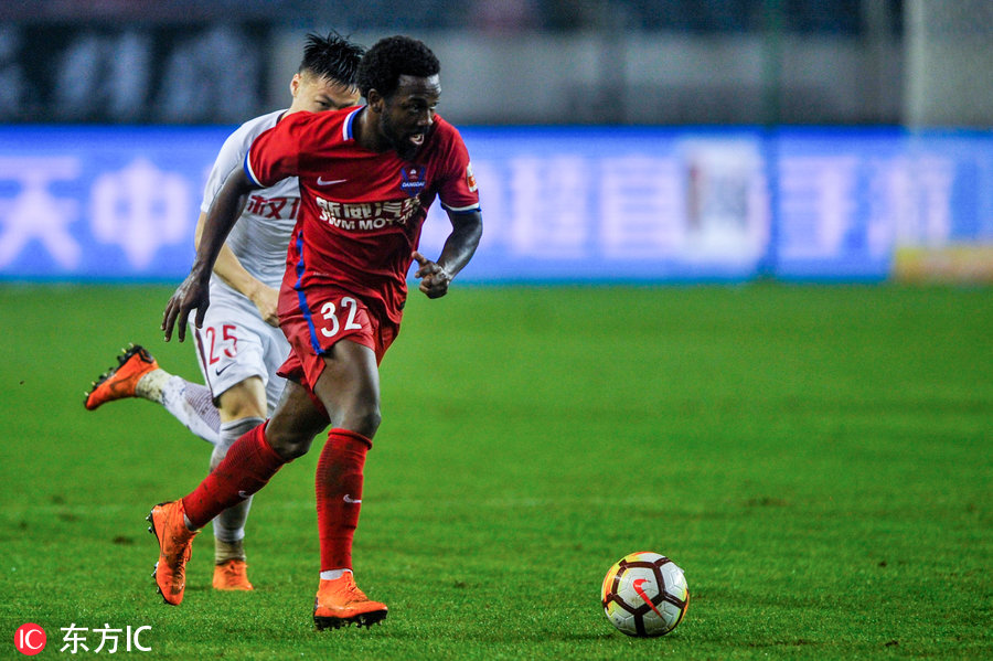 帕托天津权健进球集锦,王晓龙进球后拥抱图巴主教练