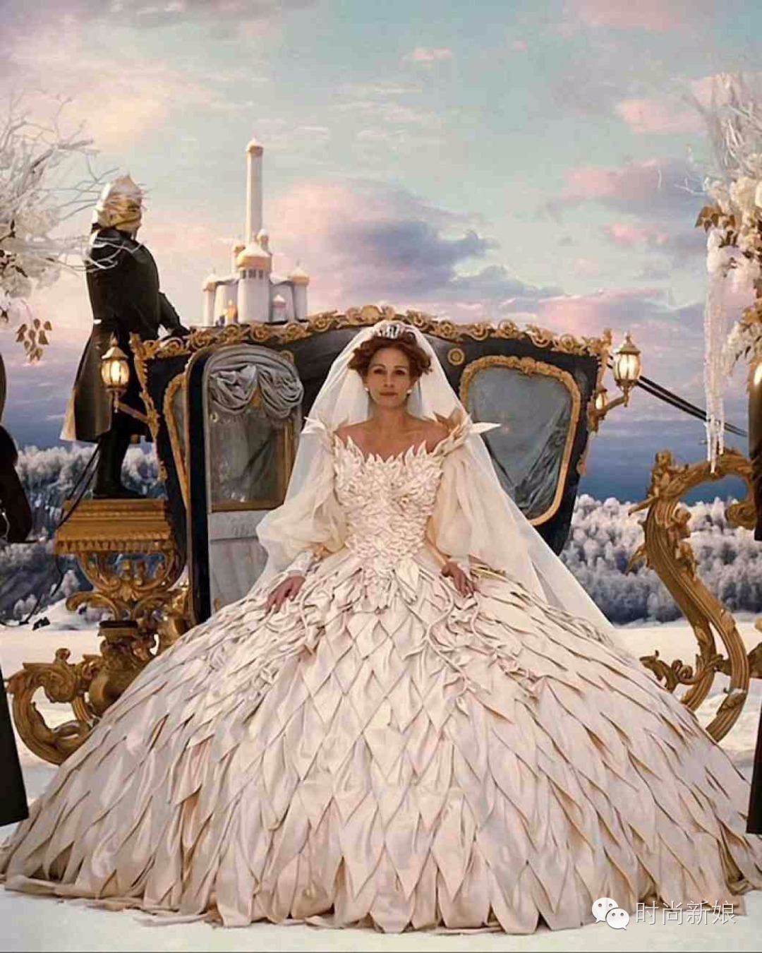 回顾一下20多年前穿婚纱的造型,婚纱电影中最经典的6款婚纱