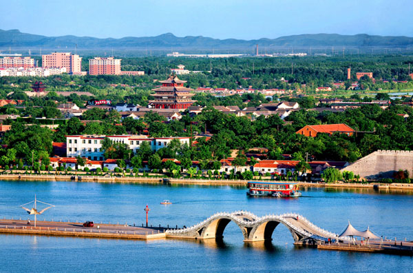 聊城水城之眼风景图片,美丽的江北水城聊城图片