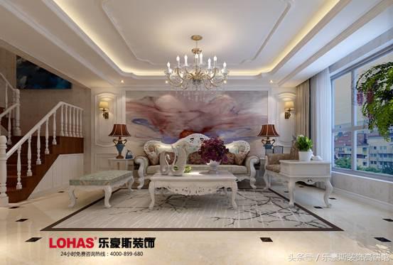 大户型复式简欧装修设计,世纪名郡108平装修设计作品鉴赏