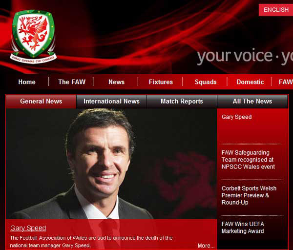 威尔士的胜利离不开他：自杀身亡的主帅斯皮德