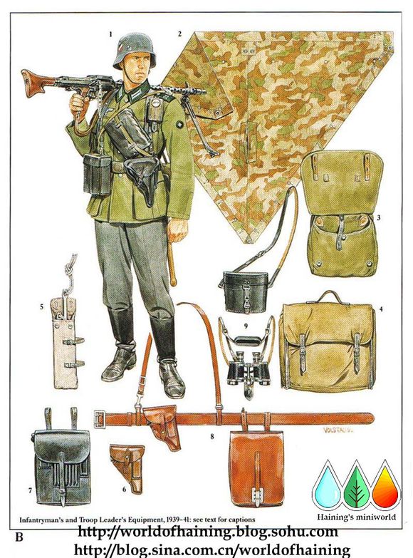二战中一名普通德军的装备：因为专业，所以战力力爆表啊！