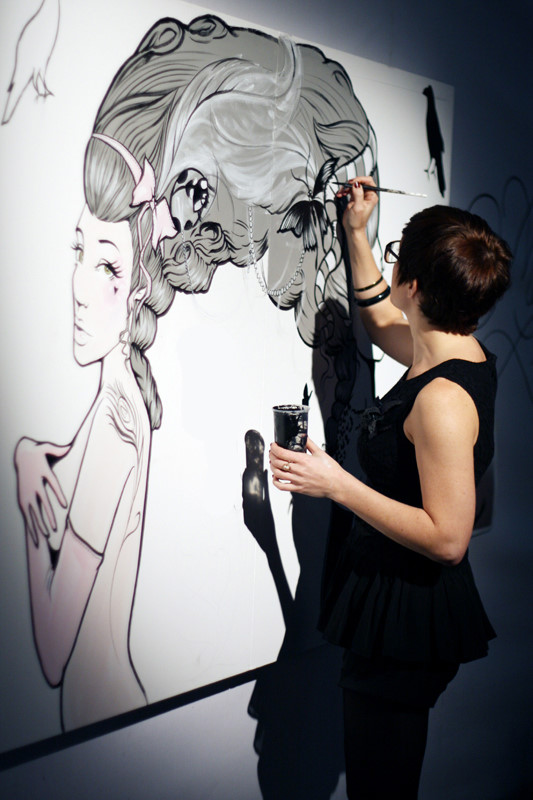 零基础手绘墙面最简单的,北欧风墙面画手绘