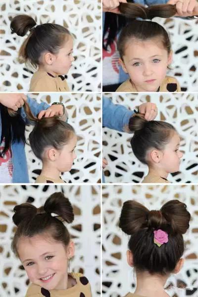 儿童头发简单扎法6-12岁自己扎,儿童扎头发教程简单2-3岁