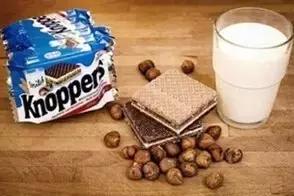 比较好吃的巧克力威化饼,德国威化饼干knoppers第一名