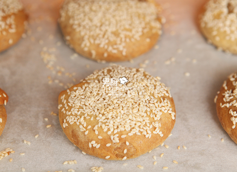 自制麻酱烧饼简单做法,海娟麻酱烧饼