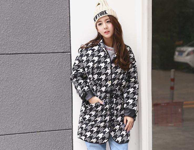 腊七腊八、冻掉下巴！寒意未减，喝碗腊八粥！千鸟格毛呢外套走起