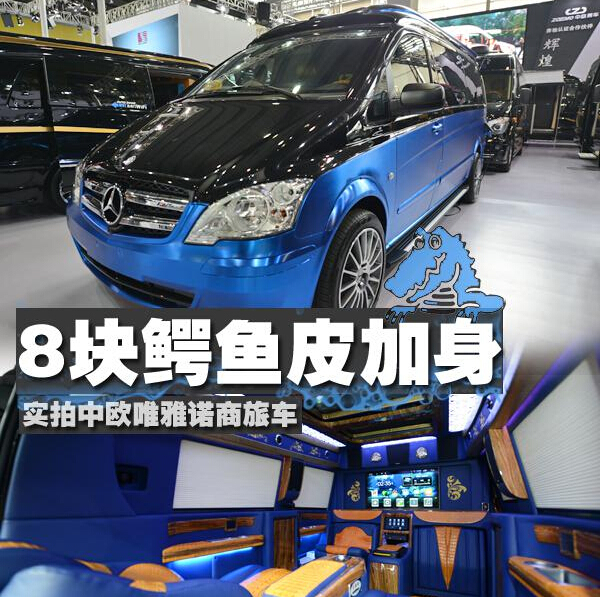 鳄鱼皮打造奢华内饰实拍中欧唯雅诺商旅车
