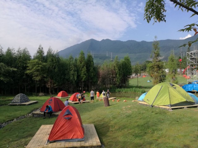 洪雅汽车营地,洪雅七里坪露营基地