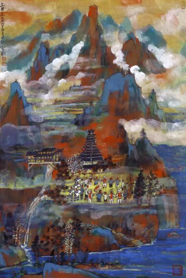 浓浓山水情,中国最美山水风景国画