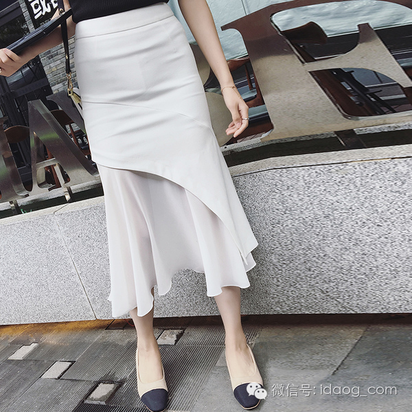 时尚不规则的半身裙,不规则半身裙高级感设计