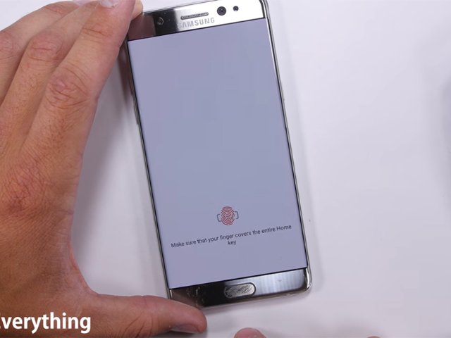 三星note10屏幕防刮测试,三星note7防水测试