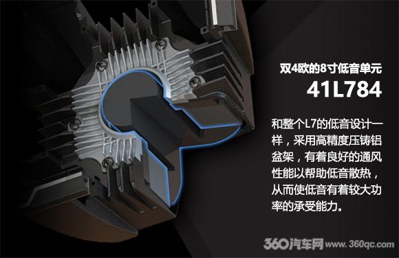 围观美国K牌新品：L7QB8铝合金8寸无源辐射方低音箱