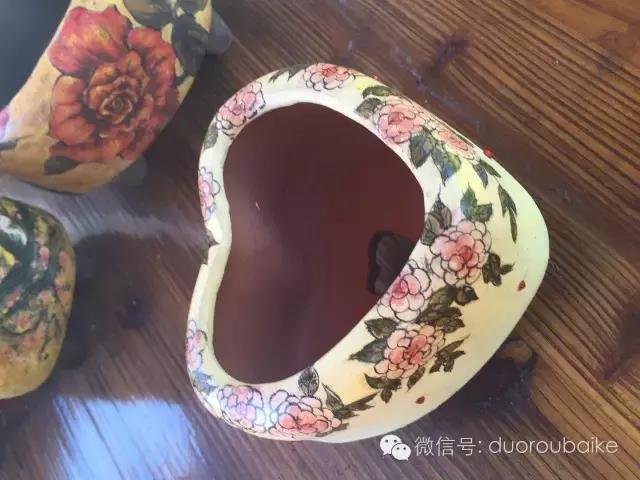 手绘多肉花盆教程,多肉花盆迷你拇指盆手绘