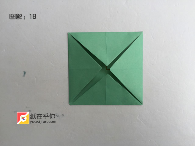 纸在乎你手工折纸糖果收纳盒视频图解教程