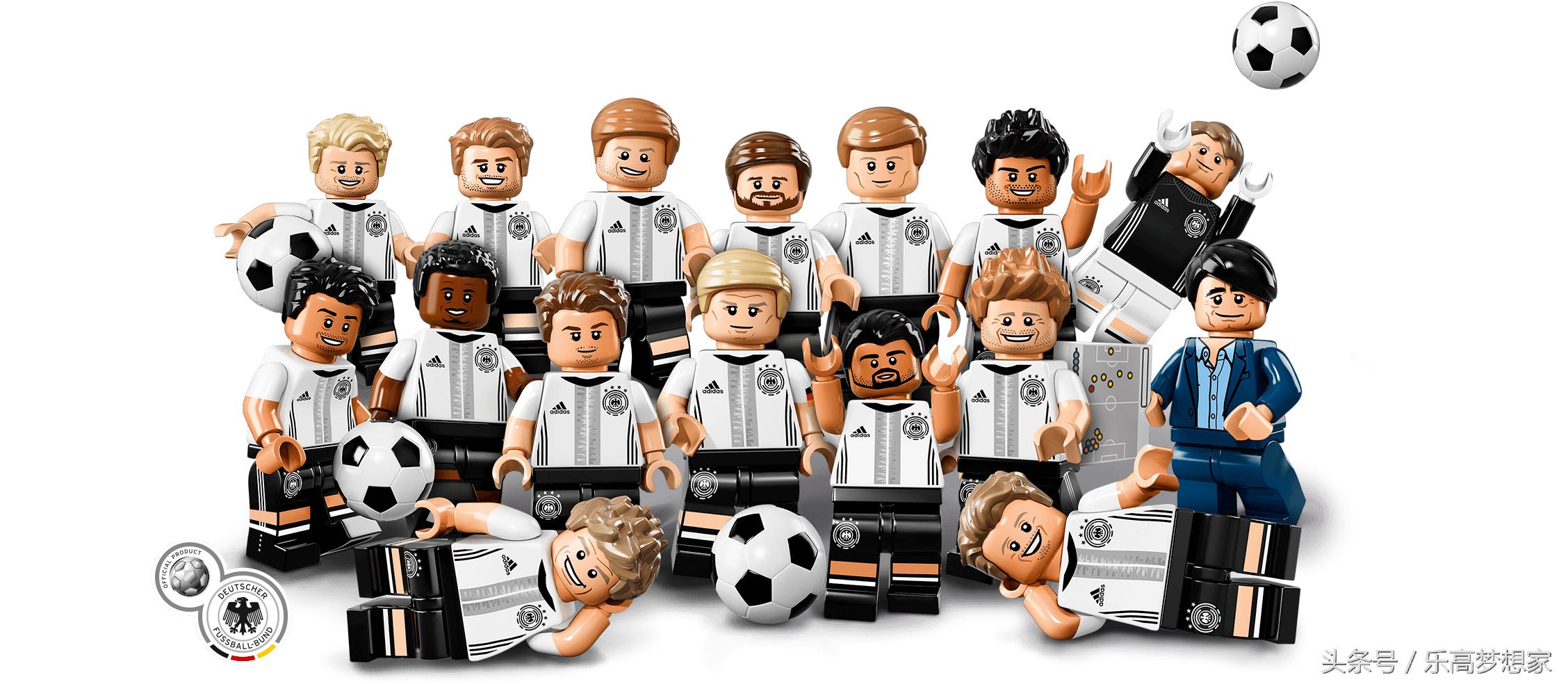 玩出新花样乐高足球,乐高迷你小足球队