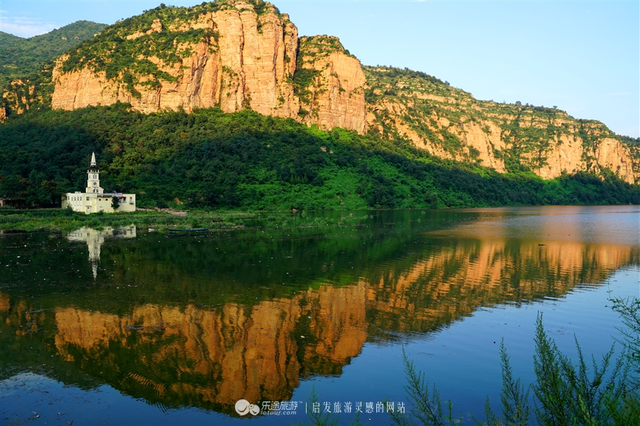 京娘湖爱情湖图片,井陉京娘湖