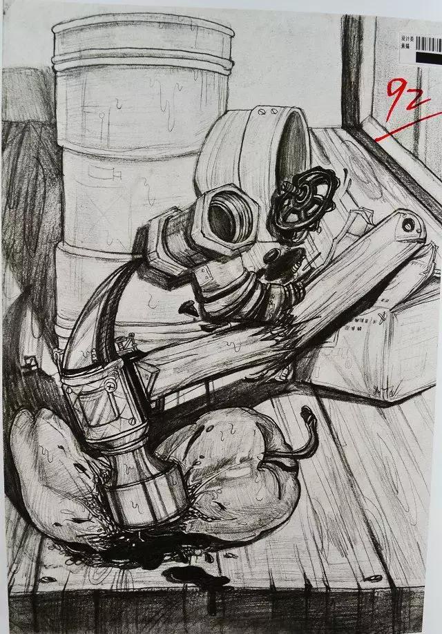 四川美术学院高分卷素描,四川美术高分卷